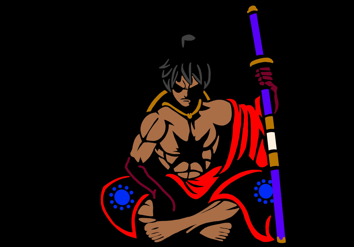 LUFFY (MAD MAN WANO) - HOODY