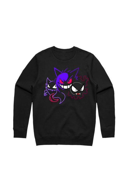 GENGAR EVOLUTIONS - CREWNECK